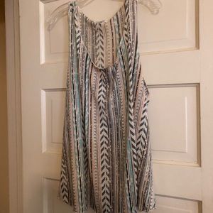 2X Chevron Patterned Tank Top